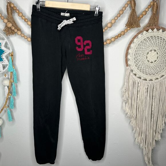 Abercrombie & Fitch Black Jogger Sweatpants - Picture 2 of 4